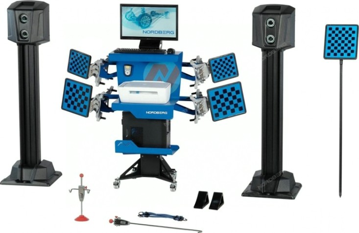 Стенд сход-развал 3D модель NORDBERG C804 TRUCK четырехкамерный для грузовых авто [ЦБ-0007895]