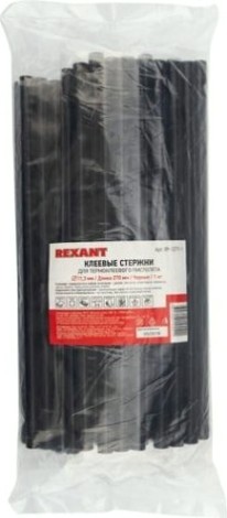 Стержни клеевые REXANT черные 11x270 мм, 1 кг [09-1271-1]