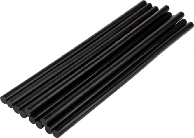 Стержни клеевые REXANT черные 7x200 мм, 10 шт. (хедер) [09-1104]
