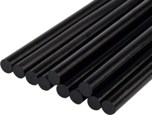 Стержни клеевые REXANT черные 7x200 мм, 10 шт. (хедер) [09-1104]