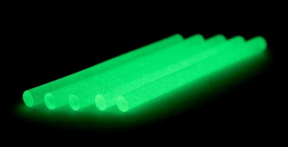 Стержни клеевые REXANT прозрачные светящиеся 7x100 мм, 12 шт. [09-1060]