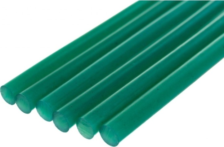 Стержни клеевые REXANT зеленые 7x100 мм, 6 шт. [09-1018]