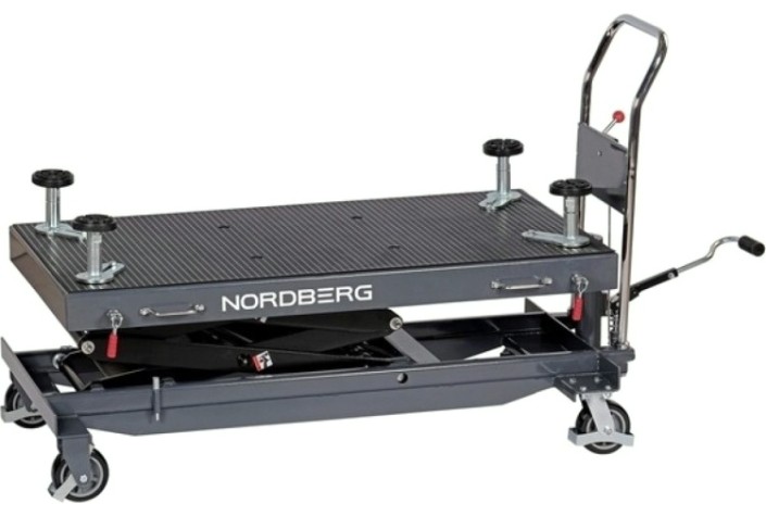 Стол подъемный для АКБ электромобиля NORDBERG N3T1000GH гидравлический 1000 кг, двойные ножницы [N3T1000GH]