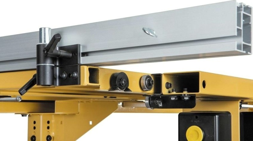 Стол подвижный (каретка) JET JE1794860K с упором заготовки и доп. опорами [1794860K-RU]