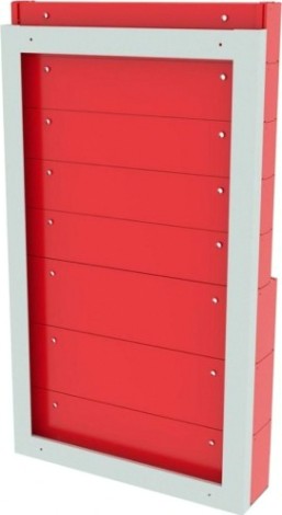 Стойка СТЕЛЛА-ТЕХНИК 402-00-05-03 (610х40х1000 мм) настенная