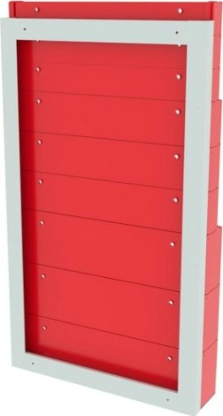 Стойка СТЕЛЛА-ТЕХНИК 402-03-03-03 (610х40х1000 мм) настенная