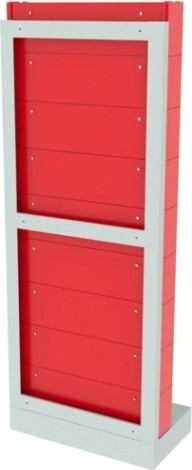 Стойка СТЕЛЛА-ТЕХНИК 403-00-00-09 (610х325х1500 мм) напольная