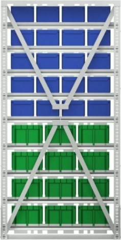Стойка СТЕЛЛА-ТЕХНИК А1-00-05-04 (735х1500 мм) односторонняя