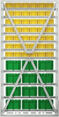 Стойка СТЕЛЛА-ТЕХНИК А1-07-00-04 (735х1500 мм) односторонняя Стойка СТЕЛЛА-ТЕХНИК А1-07-00-04 (735х1500 мм) односторонняя
