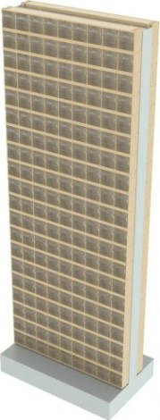 Стойка СТЕЛЛА-ТЕХНИК бежевая двусторонняя напольная (600х380х1650) [406-20-00-00-B]