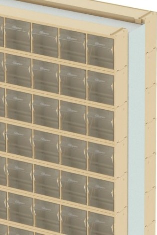 Стойка СТЕЛЛА-ТЕХНИК бежевая двусторонняя напольная (600х380х1650) [406-20-00-00-B]