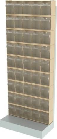 Стойка СТЕЛЛА-ТЕХНИК бежевая напольная (610х325х1500) [403-00-00-09-B]