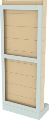 Стойка СТЕЛЛА-ТЕХНИК бежевая напольная (610х325х1500) [403-00-00-09-B]