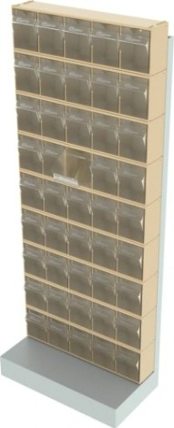 Стойка СТЕЛЛА-ТЕХНИК бежевая напольная (610х325х1500) [403-00-00-09-B]