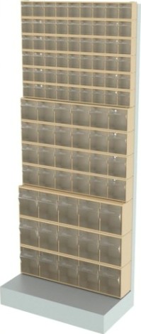 Стойка СТЕЛЛА-ТЕХНИК бежевая напольная (610х325х1500) [403-06-04-03-B]