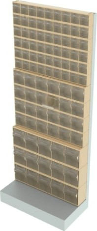 Стойка СТЕЛЛА-ТЕХНИК бежевая напольная (610х325х1500) [403-06-04-03-B]