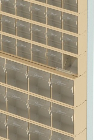 Стойка СТЕЛЛА-ТЕХНИК бежевая напольная (610х325х1500) [403-10-06-00-B]