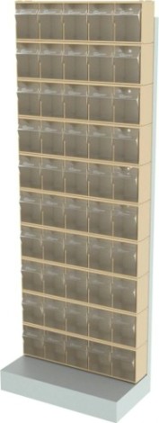 Стойка СТЕЛЛА-ТЕХНИК бежевая напольная (610х325х1650) [404-00-00-10-B]