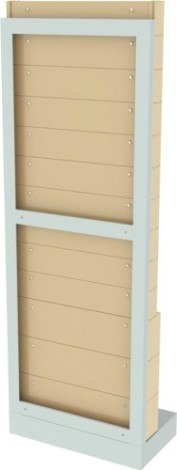 Стойка СТЕЛЛА-ТЕХНИК бежевая напольная (610х325х1650) [404-00-10-03-B]