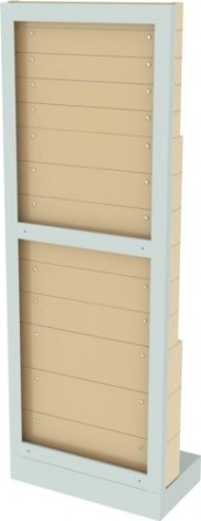 Стойка СТЕЛЛА-ТЕХНИК бежевая напольная (610х325х1650) [404-05-06-03-B]