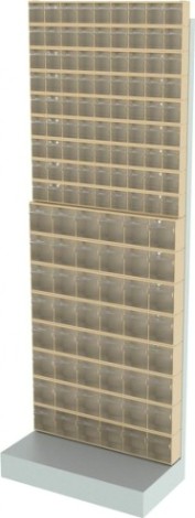 Стойка СТЕЛЛА-ТЕХНИК бежевая напольная (610х325х1650) [404-09-08-00-B]