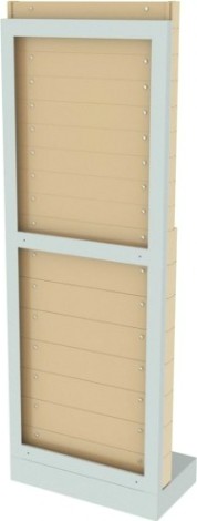 Стойка СТЕЛЛА-ТЕХНИК бежевая напольная (610х325х1650) [404-09-08-00-B]