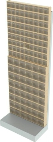 Стойка СТЕЛЛА-ТЕХНИК бежевая напольная (610х325х1650) [404-09-08-00-B]