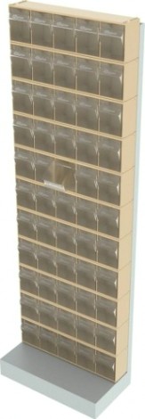 Стойка СТЕЛЛА-ТЕХНИК бежевая напольная (610х325х1850) [405-00-00-11-B]