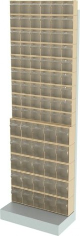 Стойка СТЕЛЛА-ТЕХНИК бежевая напольная (610х325х1850) [405-00-09-05-B]