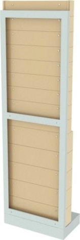 Стойка СТЕЛЛА-ТЕХНИК бежевая напольная (610х325х1850) [405-00-09-05-B]