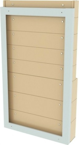 Стойка СТЕЛЛА-ТЕХНИК бежевая настенная (610х40х1000) [402-00-05-03-B]