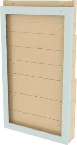 Стойка СТЕЛЛА-ТЕХНИК бежевая настенная (610х40х1000) [402-03-03-03-B]