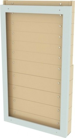 Стойка СТЕЛЛА-ТЕХНИК бежевая настенная (610х40х1000) [402-06-05-00-B]