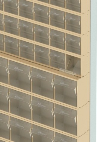 Стойка СТЕЛЛА-ТЕХНИК бежевая настенная (610х40х1000) [402-06-05-00-B]