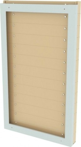 Стойка СТЕЛЛА-ТЕХНИК бежевая настенная (610х40х1000) [402-13-00-00-B]