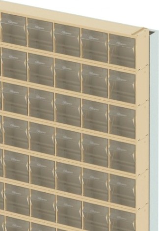 Стойка СТЕЛЛА-ТЕХНИК бежевая настенная (610х40х1000) [402-13-00-00-B]