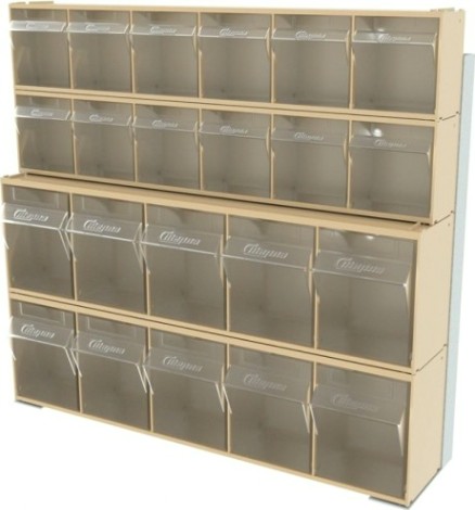 Стойка СТЕЛЛА-ТЕХНИК бежевая настенная/настольная (610х150х500) [401-00-02-02-B]