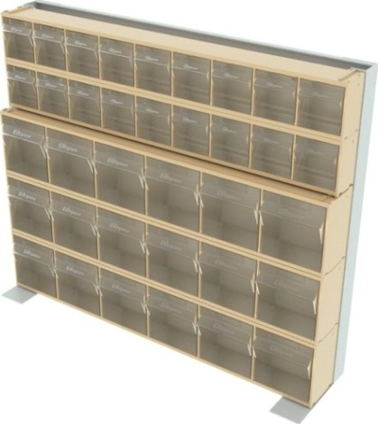 Стойка СТЕЛЛА-ТЕХНИК бежевая настенная/настольная (610х150х500) [401-02-03-00-B]