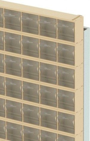 Стойка СТЕЛЛА-ТЕХНИК бежевая настенная/настольная (610х150х500) [401-07-00-00-B]