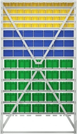 Стойка СТЕЛЛА-ТЕХНИК В1-04-03-05 (1150х2000 мм) односторонняя Стойка СТЕЛЛА-ТЕХНИК В1-04-03-05 (1150х2000 мм) односторонняя