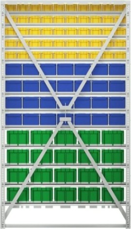 Стойка СТЕЛЛА-ТЕХНИК В1-05-04-04 (1150х2000 мм) односторонняя Стойка СТЕЛЛА-ТЕХНИК В1-05-04-04 (1150х2000 мм) односторонняя