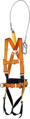 Страховочно-удерживающая система МОЛОТ СУС II БЖ наплеч и набед лям (М), аморт, строп трос, К1 [СУС 2 БЖ]