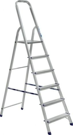 Стремянка алюминиевая АЛЮМЕТ АМ 706 6 ступеней [Ам706]