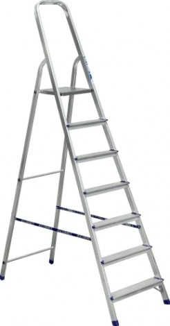 Стремянка алюминиевая АЛЮМЕТ АМ 707 7 ступеней [Ам707]