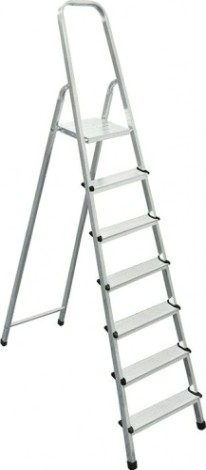 Стремянка алюминиевая Biber 98007 7 ступенчатая [тов-071391]