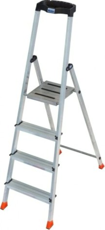 Стремянка алюминиевая KRAUSE MONTO SAFETY 4 ступени [128942]