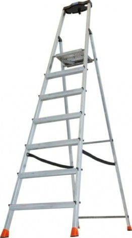 Стремянка алюминиевая KRAUSE MONTO SAFETY 7 ступеней [128973]