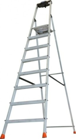 Стремянка алюминиевая KRAUSE MONTO SAFETY 8 ступеней [128980]