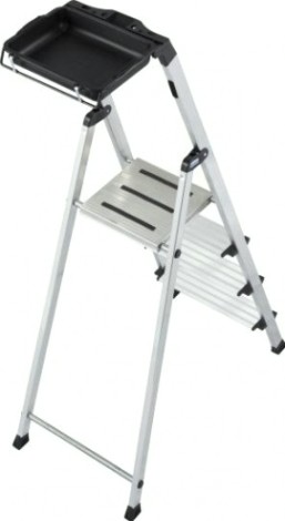 Стремянка алюминиевая KRAUSE MONTO SECURY 5 ступеней Komfort [126535]