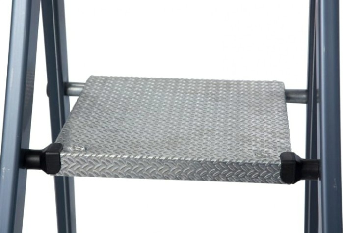 Стремянка алюминиевая KRAUSE MONTO SEPRO 5 ступеней анодированная [124197]